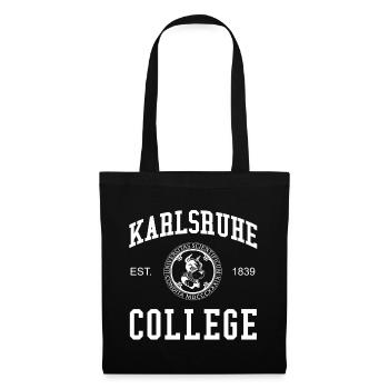 Karlsruhe College University Universität Hochschul - Sac en tissu - noir - Devant