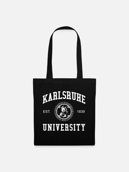 Karlsruhe University Universität Hochschule Uni - Tote Bag - black