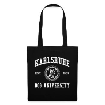 Karlsruhe Dog University University College - Sac en tissu - noir - Devant