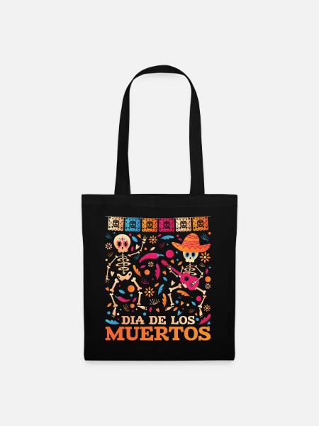 Dia De Los Muertos Day Of Dead Halloween Party - Tote Bag - black