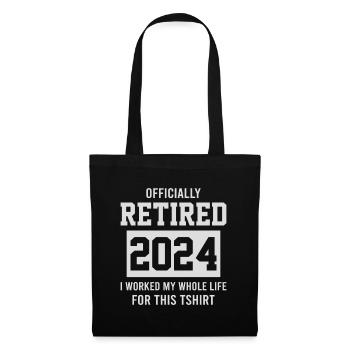 Official Retiree 2024 - Tote Bag - black - Front