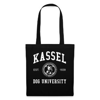 Kassel Dog University Universität Hochschule Uni - Tote Bag - black - Front