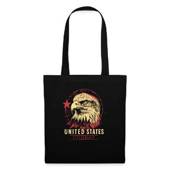 Unites States Citizenship United States America Eagle's Head - Tote Bag - black - Front