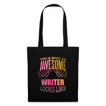 Author - Tote Bag - black - Front
