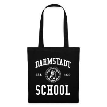 Darmstadt School Universität Hochschule University - Stoffbeutel - Schwarz - Vorne