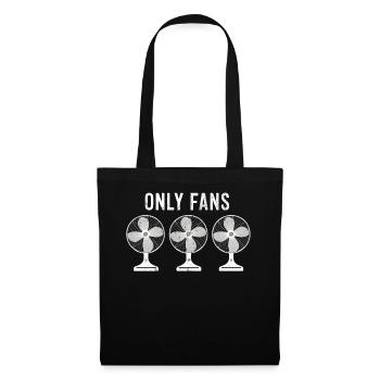 Humor rétro de fans Funny Fans Vintage Style Juste Rétro - Sac en tissu - noir - Devant