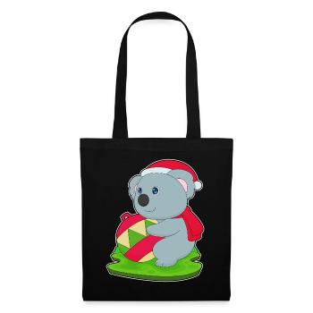 Cloche de Noël Koala - Sac en tissu - noir - Devant