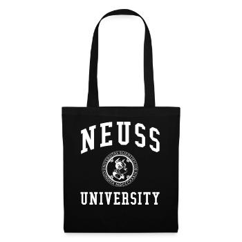 Neuss University Universität Hochschule Uni - Stoffbeutel - Schwarz - Vorne