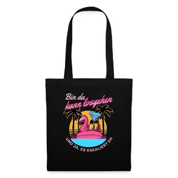 'I'm there can start' Flamingo Girls' Night Out - Tote Bag - black - Front