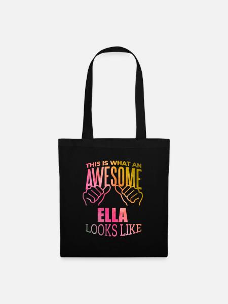 Ella Ella Ella - Stoffbeutel - Schwarz
