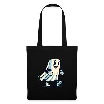 Funny Vintage Ghost Retro Art Style - Tote Bag - black - Front