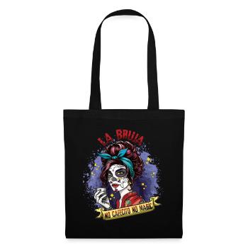Pas de café Pas de Muertos magique Jour des morts Halloween - Sac en tissu - noir - Devant