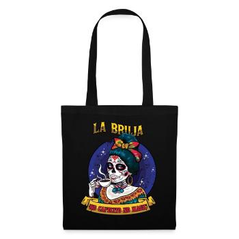Pas de café Pas de Muertos magique Jour des morts - Sac en tissu - noir - Devant