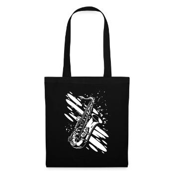 Saxophone - Tote Bag - black - Front