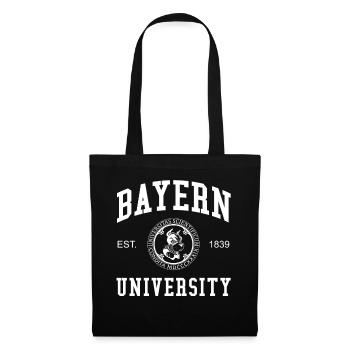 Bayern University Universität Hochschule Uni - Stoffbeutel - Schwarz - Vorne