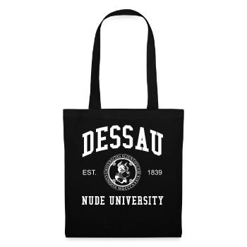 Dessau Nude University Hochschule Universität Uni - Tote Bag - black - Front