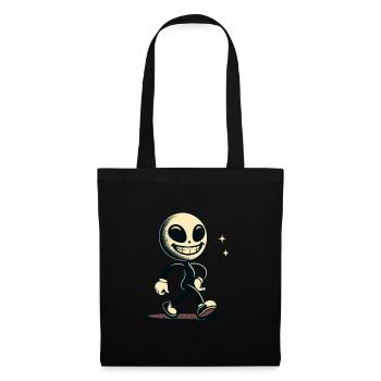 Retro Vintage Alien Halloween Costume Decoration - Tote Bag - black - Front