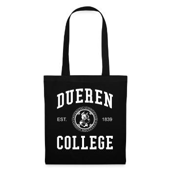Düren College University Universität Hochschule - Stoffbeutel - Schwarz - Vorne