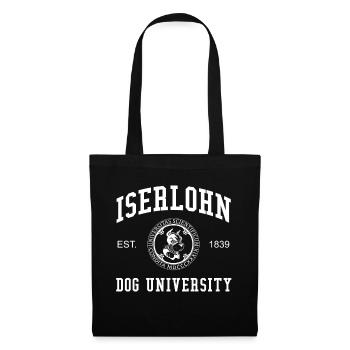 Iserlohn Dog University Universität Hochschule Uni - Tote Bag - black - Front