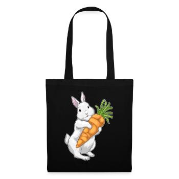 Rabbit Carrot - Tote Bag - black - Front