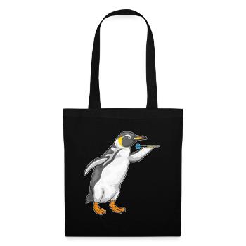 Pinguin Dart Dartpfeil - Stoffbeutel - Schwarz - Vorne