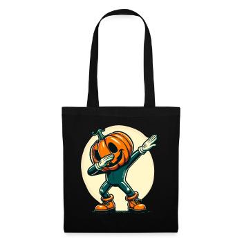 Dabbing Halloween Pumpkin Funny Dabbing Pumpkin - Tote Bag - black - Front
