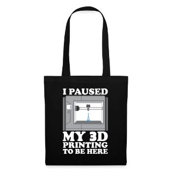 3D Printer Filament 3D Printing 3D Printing 3D Printer - Tote Bag - black - Front