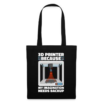 3D Printer Filament 3D Printing 3D Printing 3D Printer - Tote Bag - black - Front