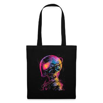 DJ Alien Alien with Headphones Festival UFO - Tote Bag - black - Front