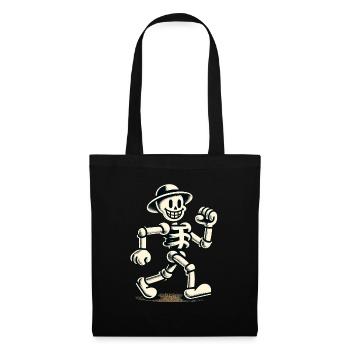 Retro Vintage Cartoon Halloween Costume Decoration - Tote Bag - black - Front