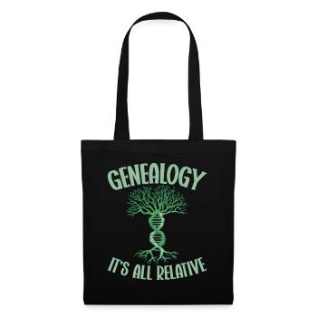 Genealogy Genealologists Genealogy Genealogy - Tote Bag - black - Front