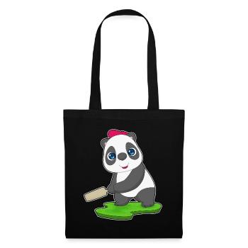Panda Cricket Battes de cricket - Sac en tissu - noir - Devant