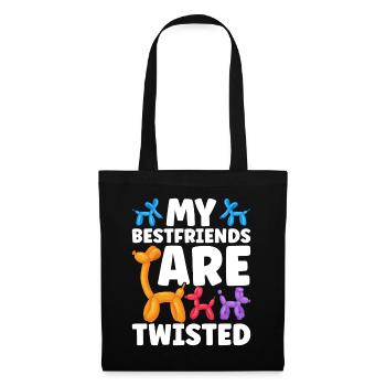 Ballon Twister Ballon Artiste Ballon Animaux - Sac en tissu - noir - Devant