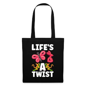 Ballon Twister Ballon Artiste Ballon Animaux - Sac en tissu - noir - Devant