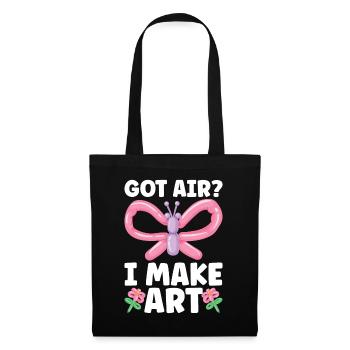 Ballon Twister Ballon Artiste Ballon Animaux - Sac en tissu - noir - Devant