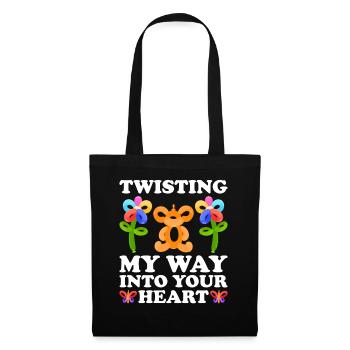 Ballon Twister Ballon Artiste Ballon Animaux - Sac en tissu - noir - Devant