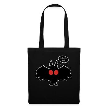 Je crois en toi Drôle Mothman Local Cryptide - Sac en tissu - noir - Devant