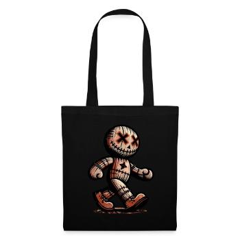 Poupée vaudou Halloween Costume Décoration Effrayant - Sac en tissu - noir - Devant