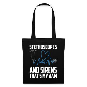 Paramedic Paramedic Ambulance Service - Tote Bag - black - Front