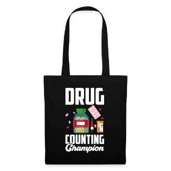 Assistant pharmaceutique Technicien en pharmacie - Sac en tissu - noir - Devant