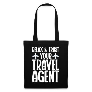 Tourism clerk Travel agency - Tote Bag - black - Front