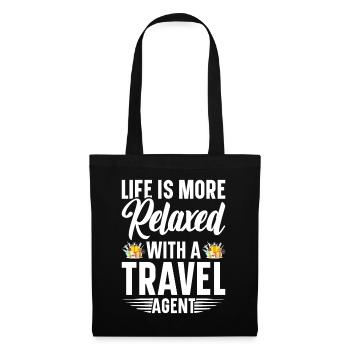 Tourism clerk Travel agency - Tote Bag - black - Front