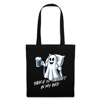 Drôle de fantôme disant costume d’Halloween - Sac en tissu - noir - Devant