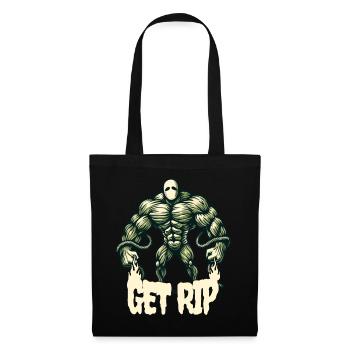 Get RIP Funny Pun Saying Halloween Zombie - Tote Bag - black - Front