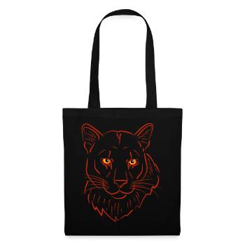 Prédateur de Bergloewe - Sac en tissu - noir - Devant