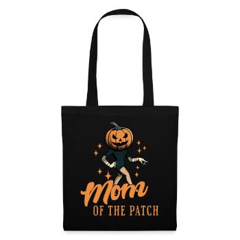 Maman du champ de citrouilles drôle disant Halloween - Sac en tissu - noir - Devant