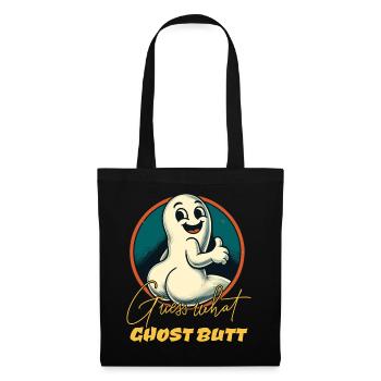 Guess What Ghosts Butt Funny Ghosts Saying - Tote Bag - black - Front