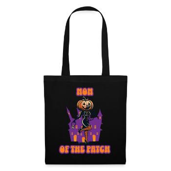 Maman du champ de citrouilles dicton amusant - Sac en tissu - noir - Devant