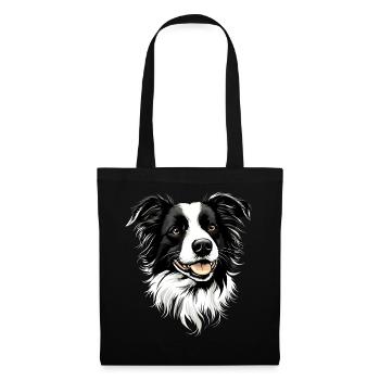 Border Collie Dog Lover Puppy Cute Collies - Tote Bag - black - Front