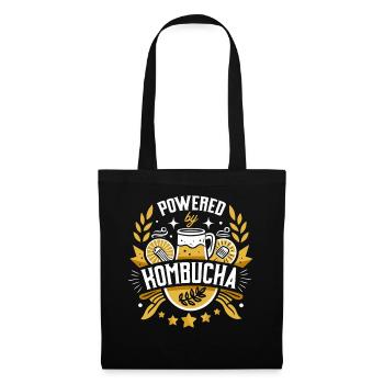 Emblème du Kombucha Kraft - Sac en tissu - noir - Devant